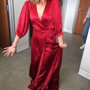 Reformation Silk Dress